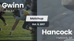 Matchup: Gwinn vs. Hancock  2017