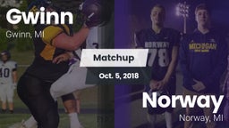 Matchup: Gwinn vs. Norway  2018