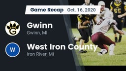 Recap: Gwinn  vs. West Iron County  2020