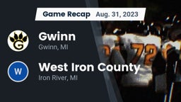 Recap: Gwinn  vs. West Iron County  2023