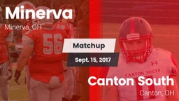 Matchup: Minerva vs. Canton South  2017