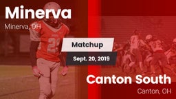 Matchup: Minerva vs. Canton South  2019