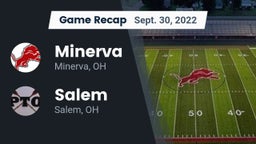 Recap: Minerva  vs. Salem  2022