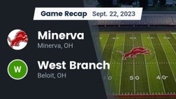 Recap: Minerva  vs. West Branch  2023