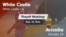 Matchup: White Castle vs. Arcadia  2016