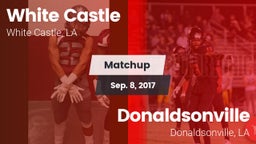 Matchup: White Castle vs. Donaldsonville  2017