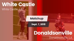 Matchup: White Castle vs. Donaldsonville  2018