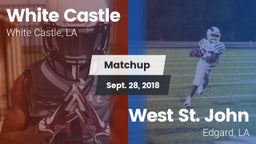Matchup: White Castle vs. West St. John  2018