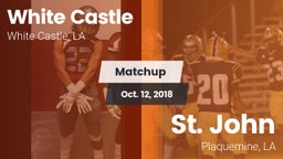 Matchup: White Castle vs. St. John  2018