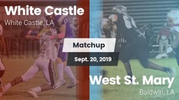 Matchup: White Castle vs. West St. Mary  2019