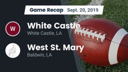 Recap: White Castle  vs. West St. Mary  2019