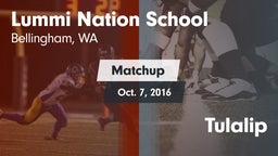 Matchup: Lummi vs. Tulalip 2016