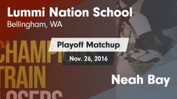 Matchup: Lummi vs. Neah Bay 2016