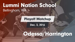 Matchup: Lummi vs. Odessa/Harrington 2016
