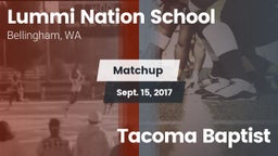 Matchup: Lummi vs. Tacoma Baptist 2017