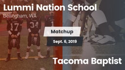 Matchup: Lummi vs. Tacoma Baptist 2019