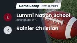 Recap: Lummi Nation School vs. Rainier Christian 2019