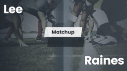 Matchup: Lee vs. Raines 2016