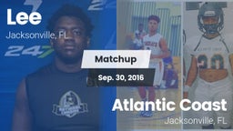 Matchup: Lee vs. Atlantic Coast   2016