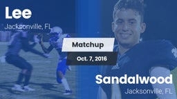 Matchup: Lee vs. Sandalwood  2016