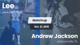Matchup: Lee vs. Andrew Jackson  2016