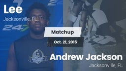 Matchup: Lee vs. Andrew Jackson  2016