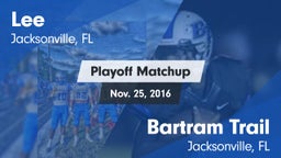 Matchup: Lee vs. Bartram Trail  2016