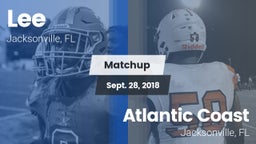 Matchup: Lee vs. Atlantic Coast   2018