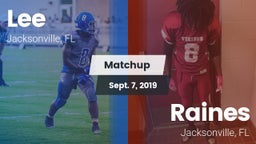 Matchup: Lee vs. Raines  2019