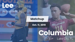 Matchup: Lee vs. Columbia  2019