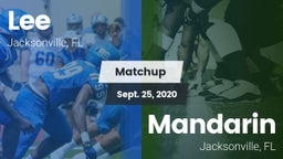 Matchup: Lee vs. Mandarin  2020