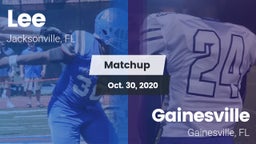 Matchup: Lee vs. Gainesville  2020