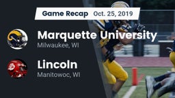 Recap: Marquette University  vs. Lincoln  2019