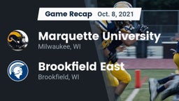 Recap: Marquette University  vs. Brookfield East  2021