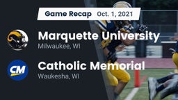 Recap: Marquette University  vs. Catholic Memorial 2021