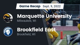 Recap: Marquette University  vs. Brookfield East  2022