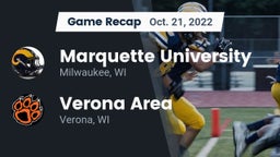 Recap: Marquette University  vs. Verona Area  2022