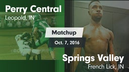 Matchup: Perry Central vs. Springs Valley  2016