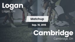 Matchup: Logan vs. Cambridge  2016