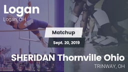 Matchup: Logan vs. SHERIDAN  Thornville Ohio 2019