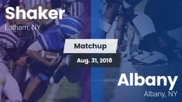Matchup: Shaker vs. Albany  2018
