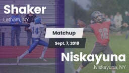 Matchup: Shaker vs. Niskayuna  2018
