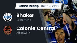 Recap: Shaker  vs. Colonie Central  2018