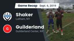 Recap: Shaker  vs. Guilderland  2019