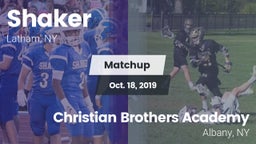 Matchup: Shaker vs. Christian Brothers Academy  2019
