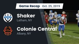 Recap: Shaker  vs. Colonie Central  2019