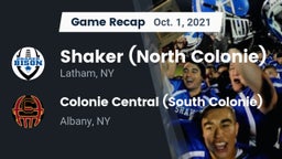 Recap: Shaker  (North Colonie) vs. Colonie Central  (South Colonie) 2021