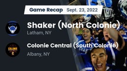 Recap: Shaker  (North Colonie) vs. Colonie Central  (South Colonie) 2022