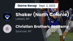 Recap: Shaker  (North Colonie) vs. Christian Brothers Academy  2022