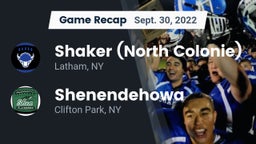 Recap: Shaker  (North Colonie) vs. Shenendehowa  2022